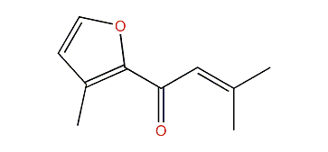 3-Methyl-1-(3-methyl-2-furyl)-2-buten-1-one